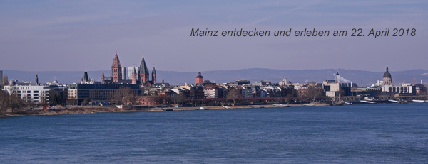 Mainz von Weisenauer Brücke aus gesehen