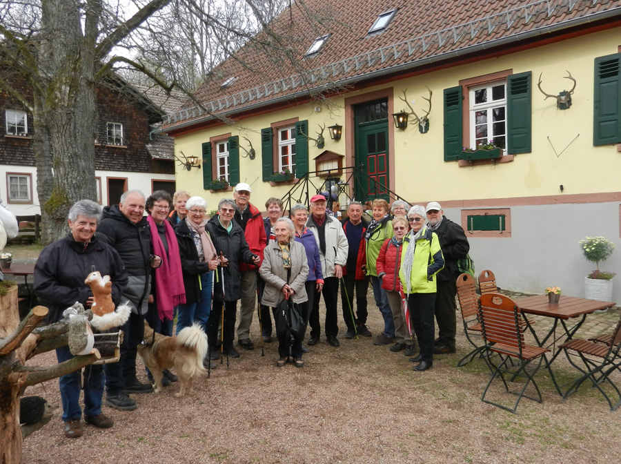 Wandergruppe am  10.04.2019 - Boxbrunn - Forsthaus Eulbach