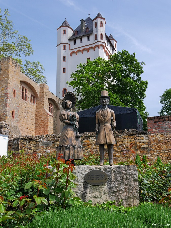 Burg und Biedermeiersymbol