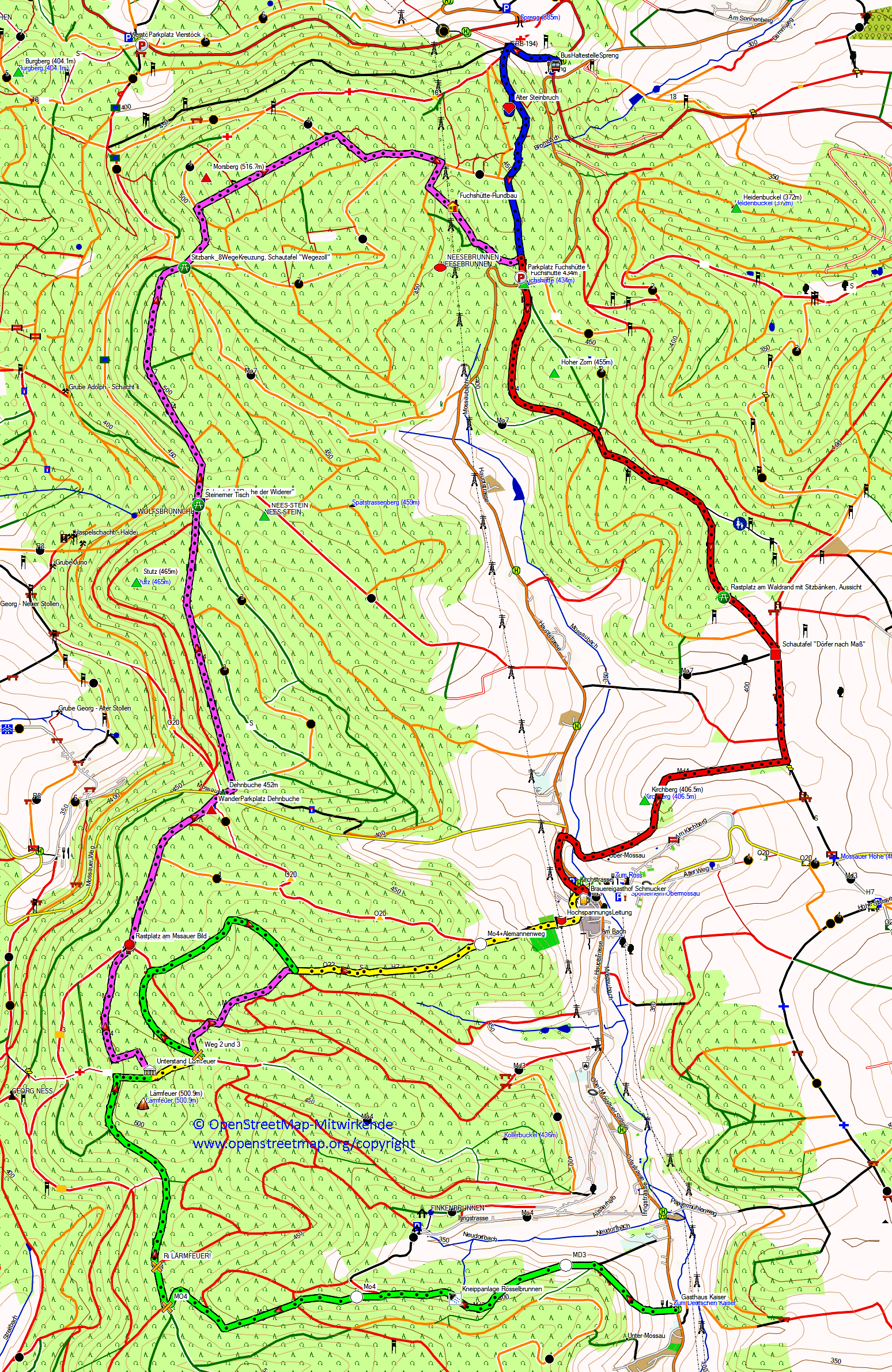 Drachenweg-Saphira-Karte