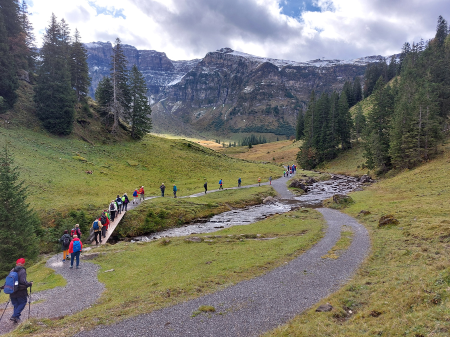 Auf dem Weg zur Wurzach Alp